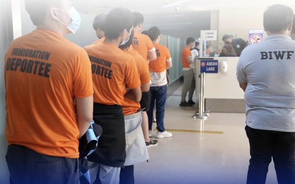 98 Chinese nationals deported amid crackdown on&nbsp;POGOs