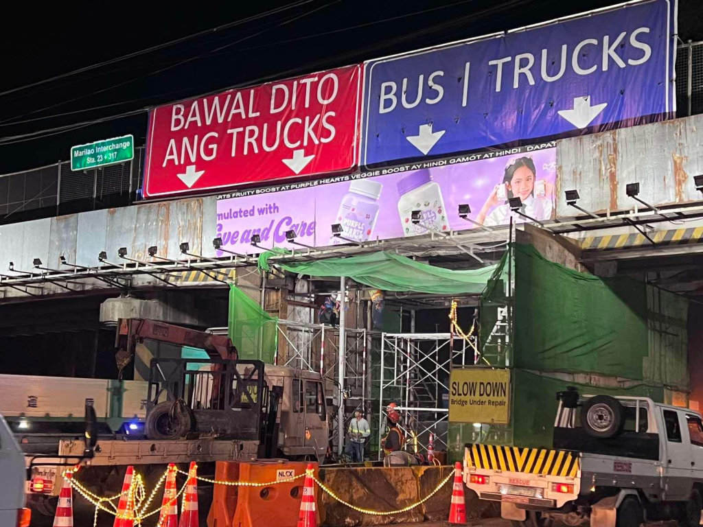 NLEX to waive tolls on northbound route amid Marilao bridge&nbsp;repairs