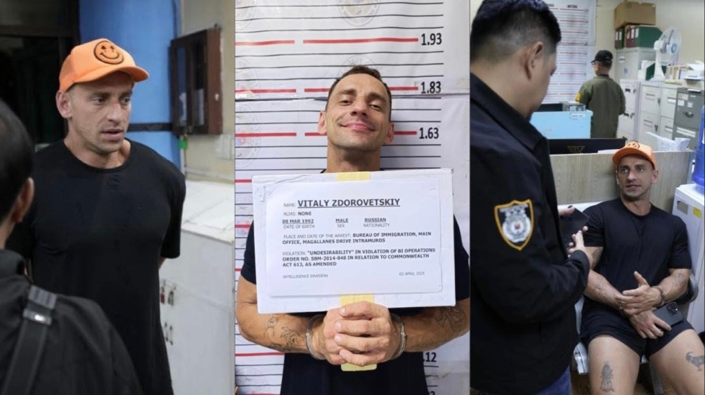 Viral Russian vlogger arrested for harassing Filipinos in BGC, faces&nbsp;deportation