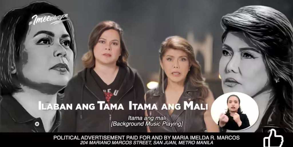 Imee on rumored ICC arrest for VP Sara: ‘I will oppose the warrant with everything I have’ 