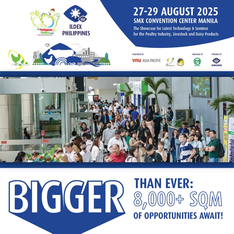 ILDEX Philippines 2025 expands to halls 1–4 at SMX Manila, sets new benchmark for livestock&nbsp;industry