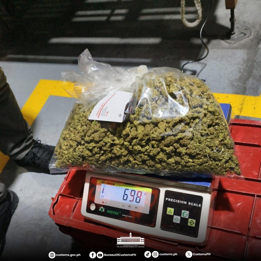 P8.8M illegal drugs found in parcels declared as electronics,&nbsp;garments