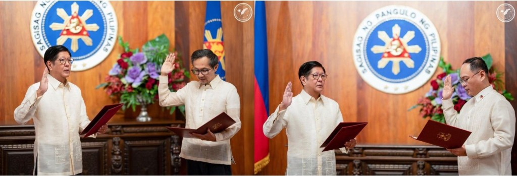 New DPWH chief Dizon sworn in as Marcos moves to clean up flood&nbsp;projects