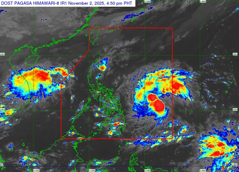 ‘Tino’ now a severe tropical storm, may become typhoon before landfall —&nbsp;PAGASA