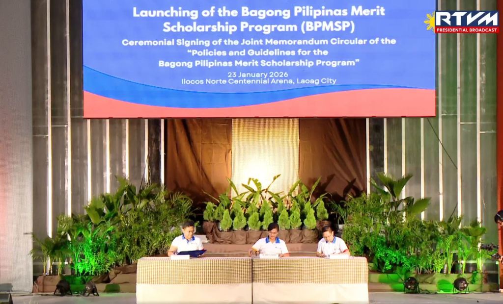 Marcos launches merit-based scholarship program for top senior high&nbsp;graduates