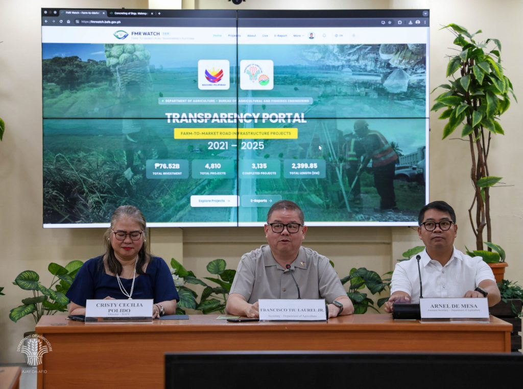 DA tightens monitoring of farm-to-market roads amid P76-B&nbsp;investment