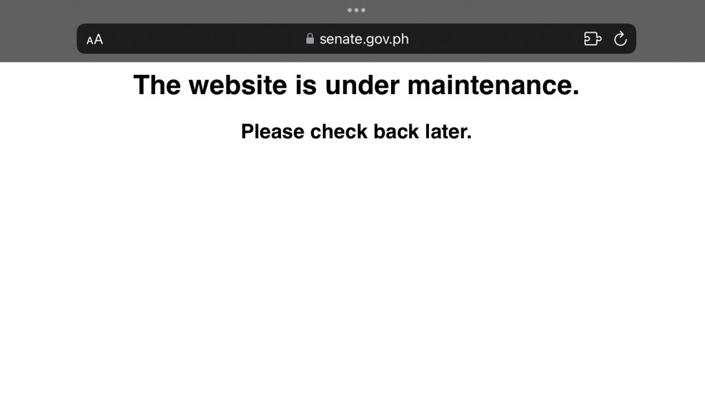 Cyberattack alters Senate website content, says no data breach&nbsp;reported