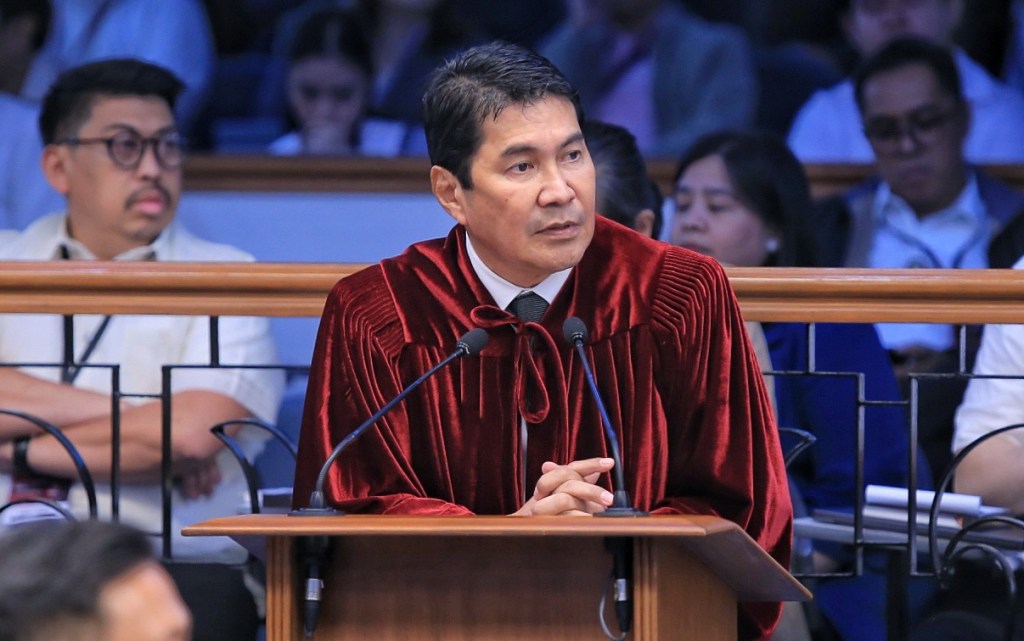 Tulfo tells impeachment court: Less legal lectures, more&nbsp;evidence