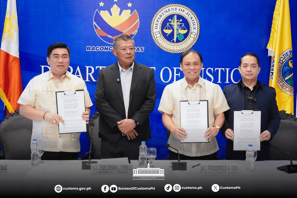 Smugglers face 3-agency front as DOJ, BOC, NBI seal&nbsp;pact