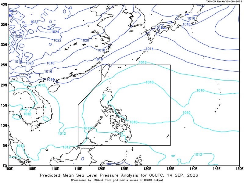 PAGASA: Easterlies to affect Extreme Northern&nbsp;Luzon