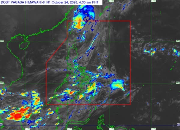 Typhoon Rosal weakens slightly over sea east of Taiwan, Signal No. 1 remains over Batanes